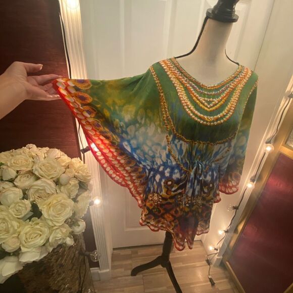 Palak tunic blouse, OS - Picture 2 of 12